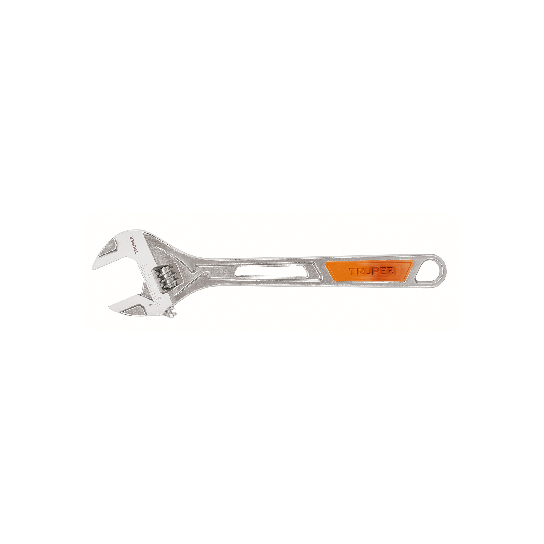 LLAVE FRANCESA 15" CROMADA MANGO DE PVC (CODIGO: 100048) - TRUPER